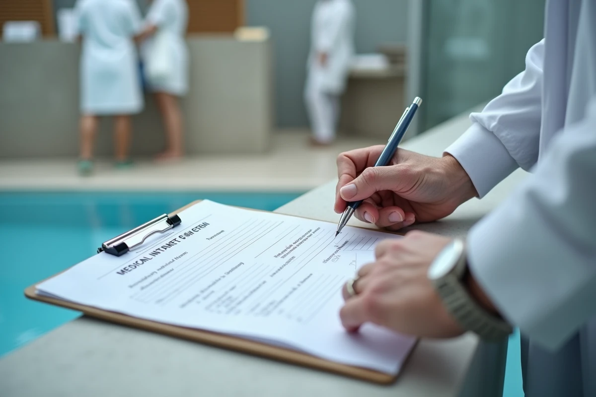 Formulaire médical de contre-indications pour une cure thermale neurologie en France