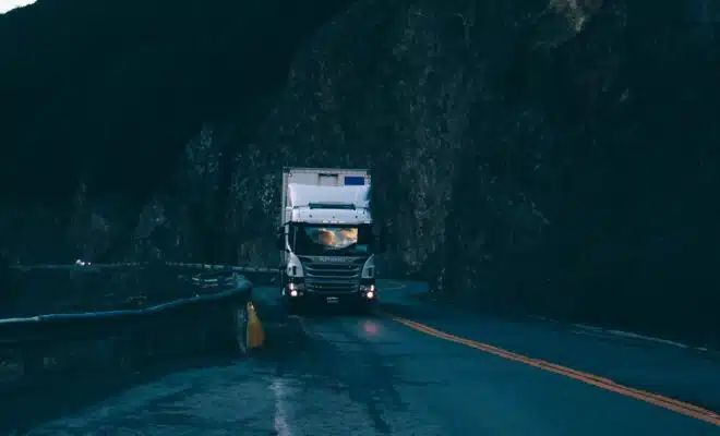 camion en montagne